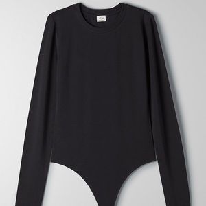 BNWT Aritzia/Wilfred Somer Bodysuit Size S, Black